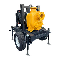 Дизельные передвижные мотопомпы для сильно загрязненной воды до 2100 м3/ч