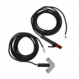 Комплект сварочных кабелей с разъемом подключения М12, клемма заземления магнитная угловая